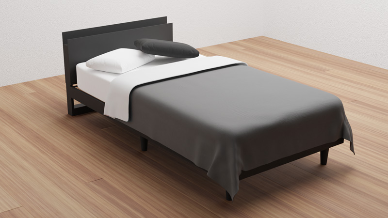 Blender2.9でベッドを制作