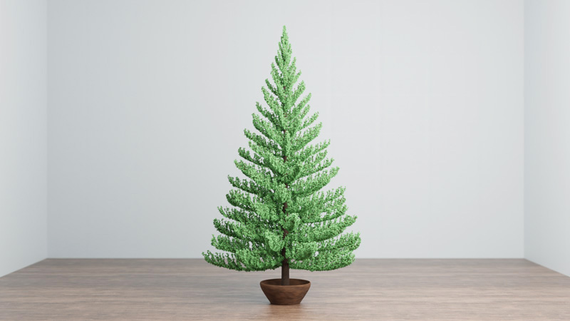 Blender2.9でクリスマスツリーを制作