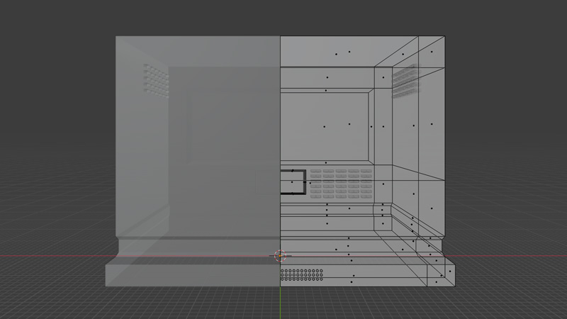 Blender2.9でオーブンレンジを制作