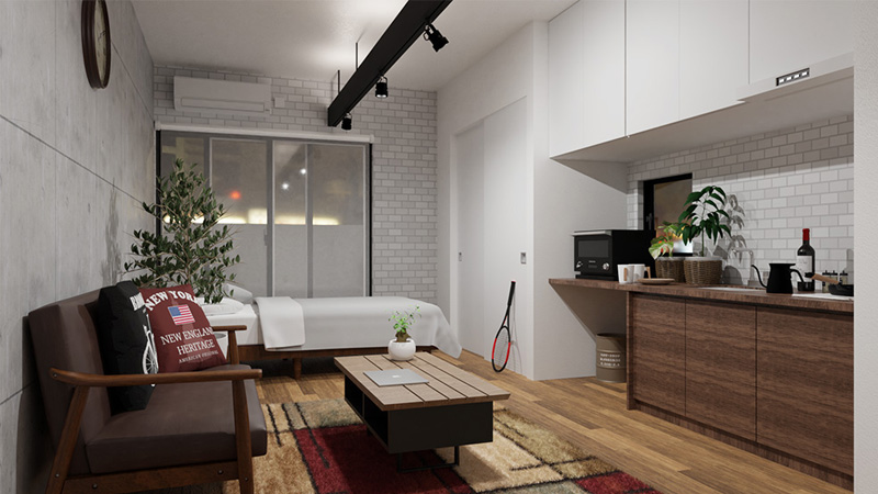 Blender2.9で部屋を制作