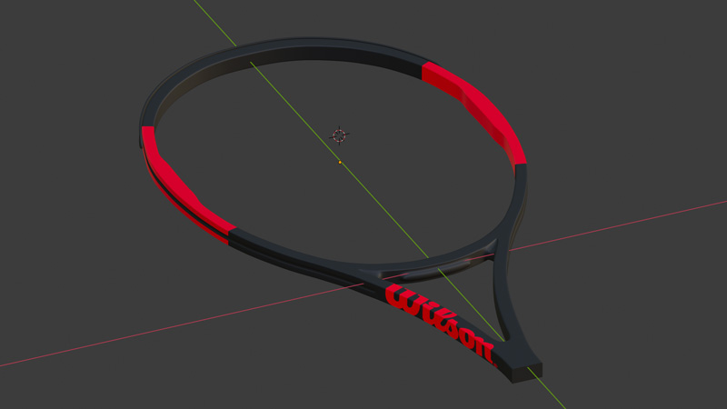 Blender2.9でテニスラケットを制作
