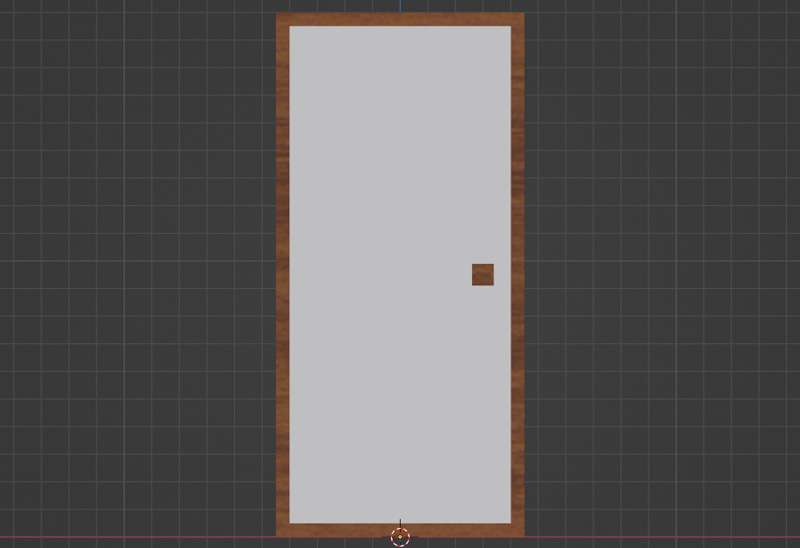 テクスチャを設定した襖