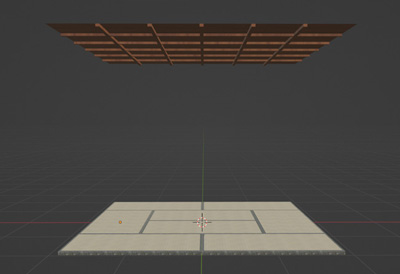 畳と天井を制作