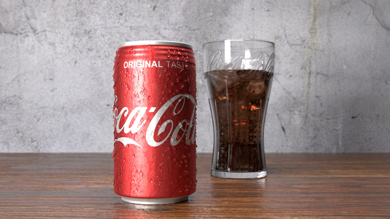 Blenderでコカ・コーラを制作