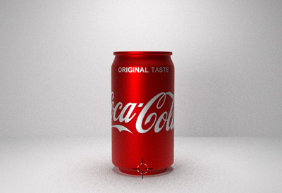マテリアルを新規追加したコカ・コーラ