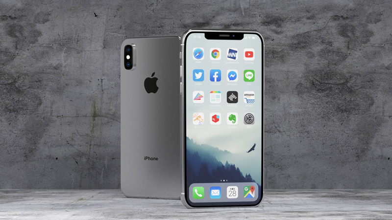 BlenderでiPhoneXSを制作