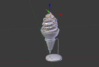 ソフトクリームのモデル