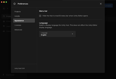 Unity Hubを日本語化します
