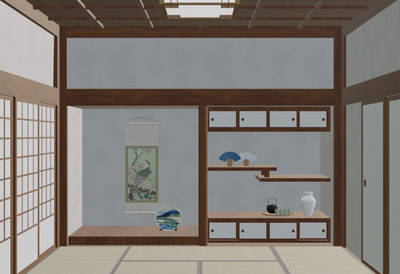 Blenderで和室を制作