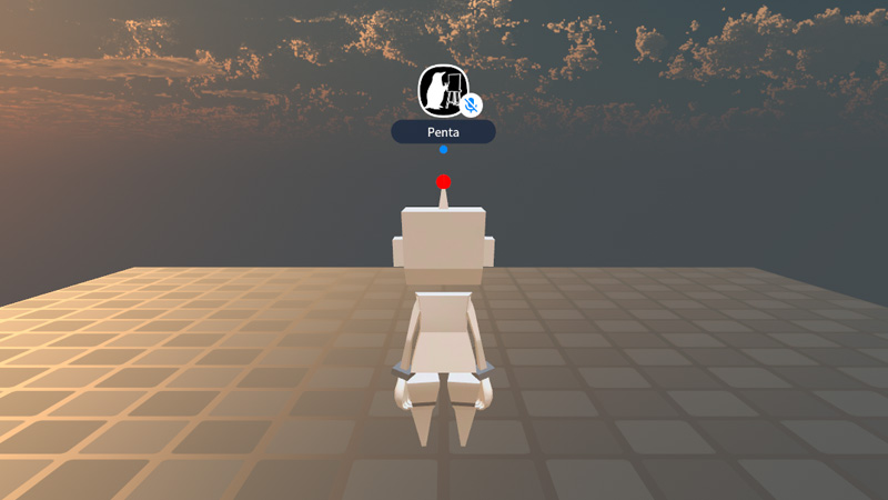 clusterのワールドの空を制作