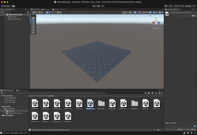 MinimalSampleを開きます
