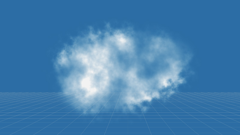シェーダで雲を制作