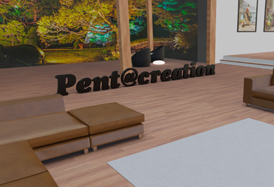 テクスチャをベイクした床