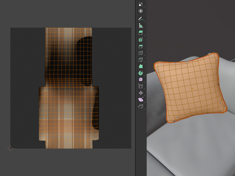 テクスチャをベイクしました