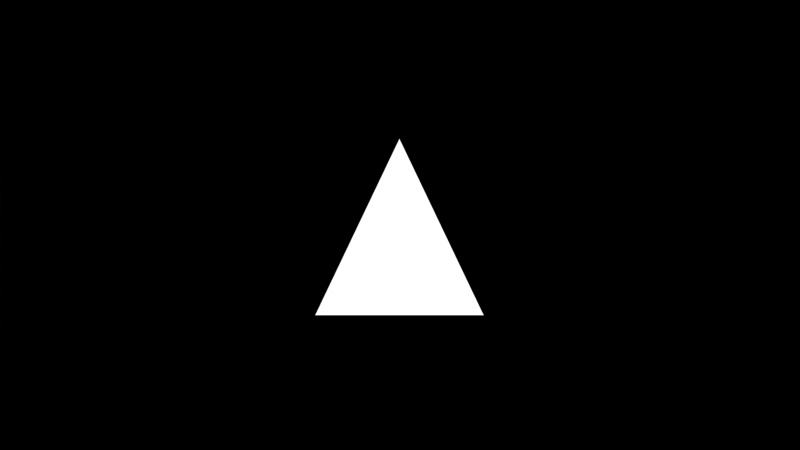 WebGLで三角形ポリゴンを表示
